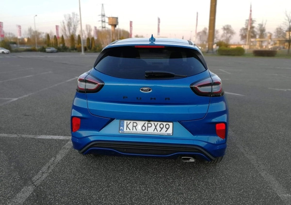 Ford Puma cena 76100 przebieg: 72000, rok produkcji 2020 z Kraków małe 352